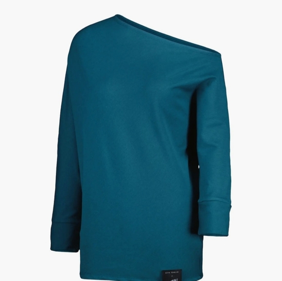 KIYA TOMLIN Women's NFL Midnight Green Philadelphia Eagles Tri-Blend Size M - Picture 3 of 10